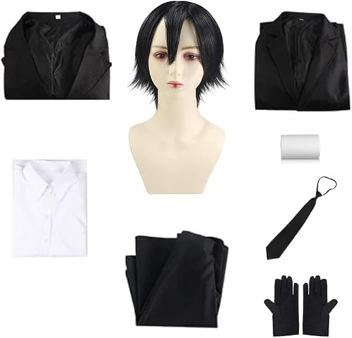 Miniatura 7 de Dazai - Disfraz de cosplay para Halloween, Navidad, anime, Chuuya, cosplay, uniforme para adultos, hombres y mujeres