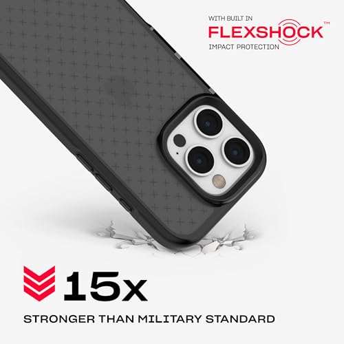 Image of Tech21 EvoCheck for iPhone 16 Pro Impact Protection Case - in Smokey