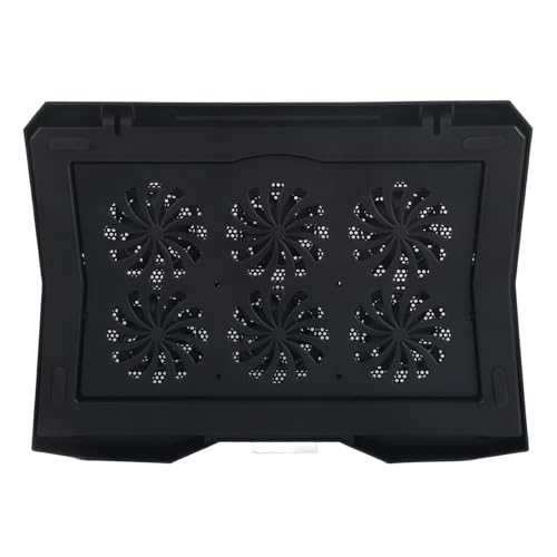 Base para laptop con 6 ventiladores y angulo ajustable miniatura 1