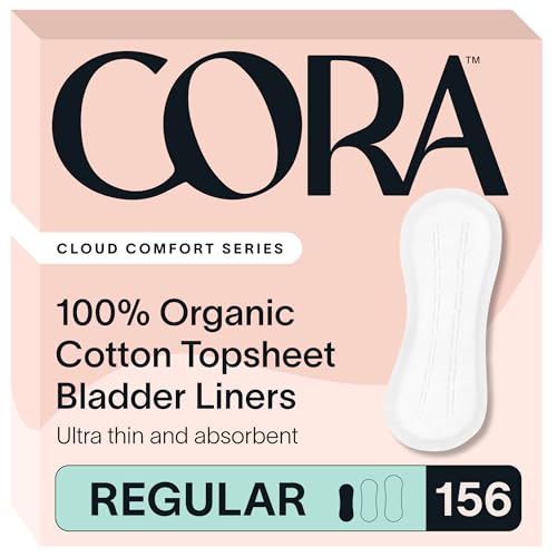 Image of Cora 100% Organic Cotton Topsheet Bladder Liners (156 Regular Liners)