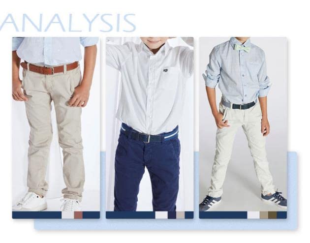 BIBYFU Boys'Speech Formal Occasions Slim Straight Leg Uniform Pant2