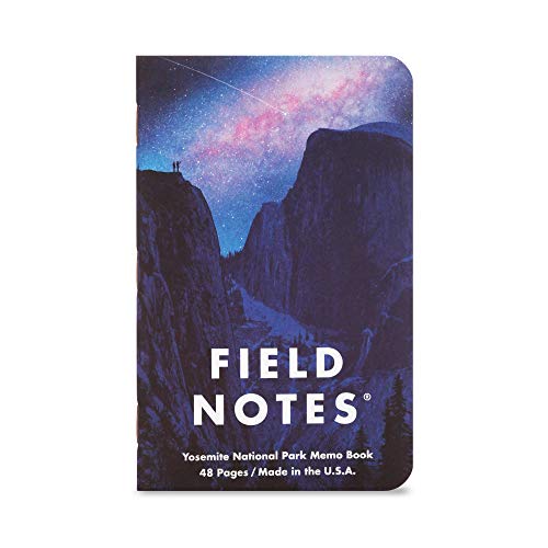 Field Notes: National Parks Series (Series A - Yosemite, Acadia, Zion) - Graph Paper Memo Book 3-Pack - 3.5 X 5.5 Inch #TOP1