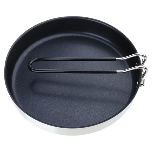 Poêle de camping antiadhésive 24 cm portable pour la cuisine en plein air