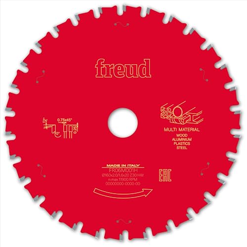 Freud LP91M Lame de scie circulaire et à onglet multi-matériaux 160 mm 30T 20 mm
