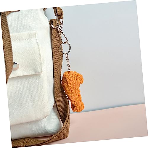Abaodam 2 Stück Auto-Dekor Auto-Schlüsselanhänger Schlüsselanhänger Für Autoschlüssel Hängeanhänger Kleine Lebensmittel-Anhänger Taschen-Hängeanhänger Miss Fries PVC Gebratenes – Bild 3