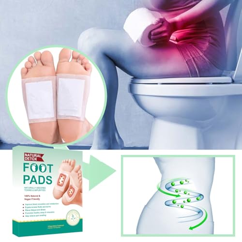 Image of Delightbee Detox Organic Foot Pads | Natural ginger adhesive patches for body detox, stress relief, pain-free cleansing, and better sleep. Easy to use and ideal for daily wellness | Pack of 50