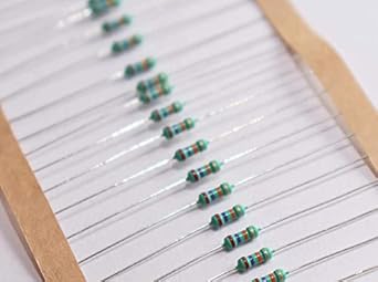 Electronic Spices Resistor 27K Ohm 1/4 Watt (0.25w) Carbon Film Resistor Kit Electronic Component Hobby Kit (Pack Of 100)