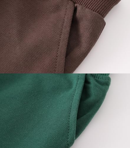 Image of Little Boys Jogger Pants Toddler Boys' Drawstring Elastic Waist Cotton Casual Sweatpants 1PC / 2 PCS Set