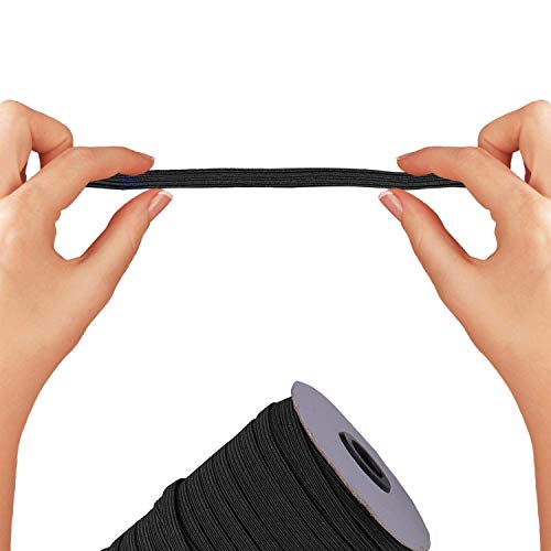 Trimming-Shop-12mm-12-Inch-Wide-Flat-Elastic-Band-Stretchable-Waistband-Tape-Elastic-Cord-for-Sewing-Clothing-Garments-Dressmaking-DIY-Craft-Projects-Black-1-Metre
