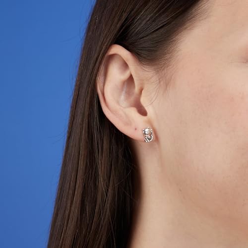 Boma Jewelry Sterling Silver Maneki Japanese Good Luck Cat Stud Earrings with Hand Painted Enamel2