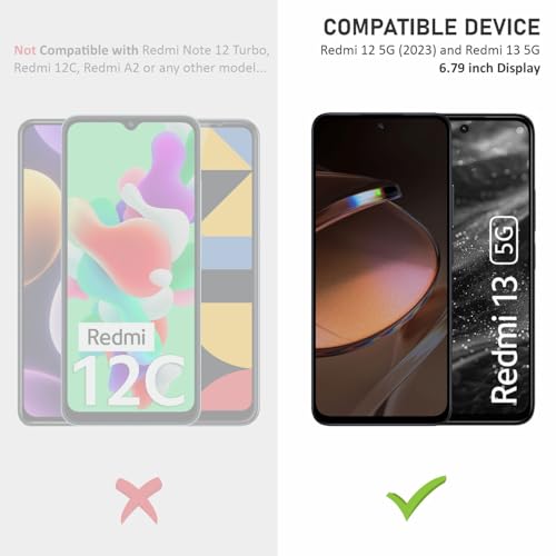 Image of Mr.Shield Top-Notch HD+ Tempered Glass Screen Protector Guard for Redmi 12 and 13, Poco M6 Plus (6.79 Inch), 9H Hardness, Military Grade Protection, Easy Installation kit