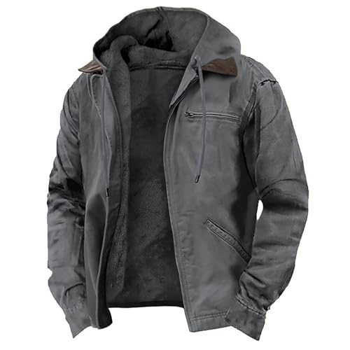 Chaqueta de hombre impermeable térmica de diseño clásico y acabados suaves