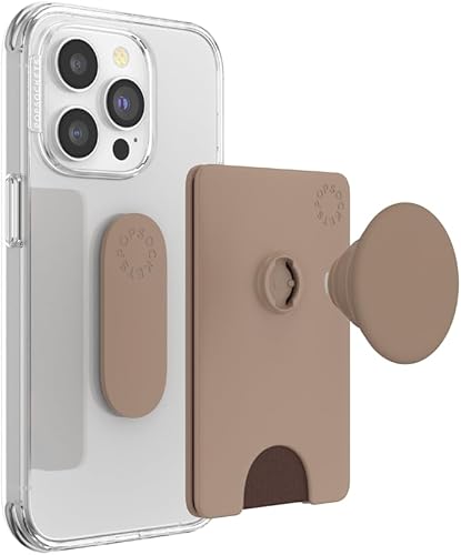 Vista 9 de PopSockets Cartera de teléfono con agarre expandible y anillo adaptador para MagSafe, soporte para tarjetas de teléfono, compatible con carga bígaro