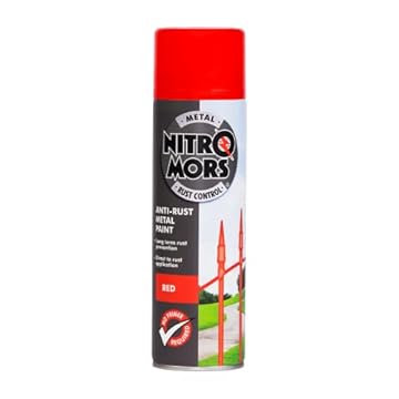 Nitromors Anti- Rust Smooth Metal Paint Red 500ml (NSR500)