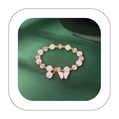 Jmwedia vente flash du jour et soldes Femme Bracelet multicolore perlé extensible Bracelet perlé empilable Bracelet ajustable perlé superposé Bracelet...