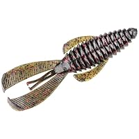 Strike King Rage Magnum Bug 4.5" – Green Pumpkin Purple Swirl Soft Bait
