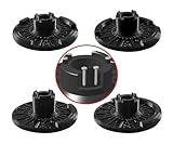 Generic NEW More Durable Design Replacement Discs #2, 3, 4, 5 for Nautilus/Bowflex 552 SelectTech Adjustable Dumbbells Series 2. Steel Pin Reinforced. 3D printed from durable PETG plastic., Black