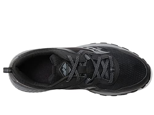 Saucony mens Excursion Tr16 Trail Running Shoe, Black/Charcoal, 9.5 US