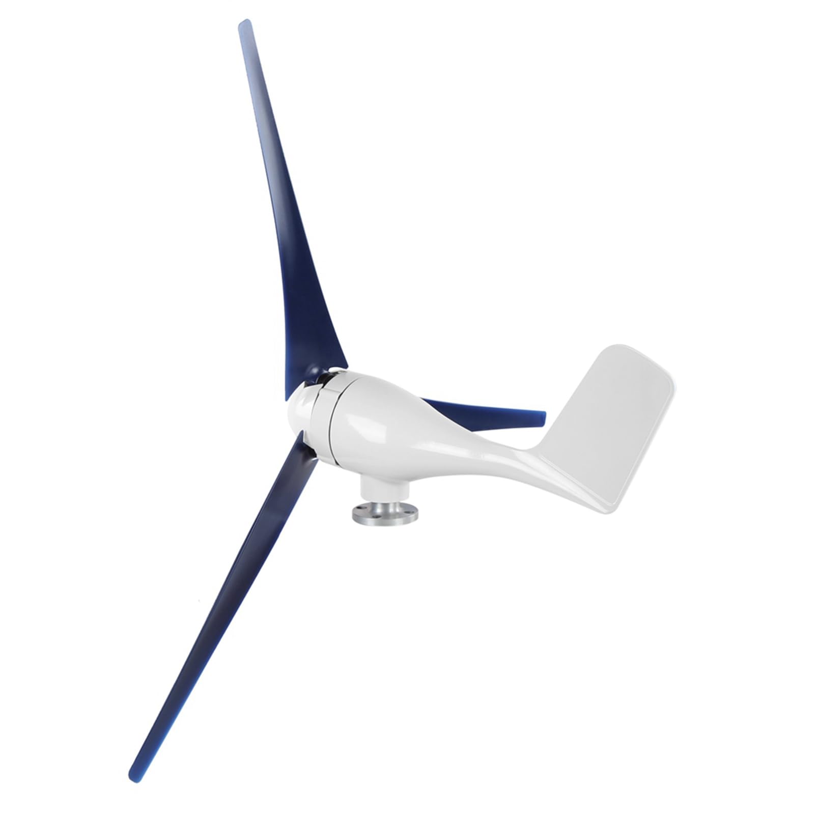 Kit Generatore Eolico di Piccole Dimensioni da 1200 W Ricarica Domestica Efficiente e Uso Marino con Fibra di Nylon a 3 Pale (12V)