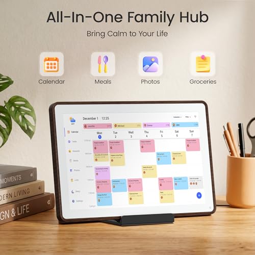 Image of Dragon Touch 10.1 inch Digital Calendar Chore Chart - Digital Picture Frame, Smart Family Planner, Hearth Display Desk Digital Calendar Best Gift for Women, Mom,Christmas, Wedding