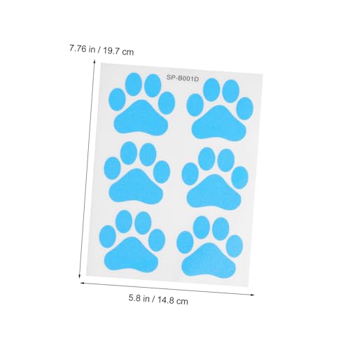 Calcomanías de perro para baño PRETYZOOM de vinilo extraíble infantil pack de 12 piezas 3