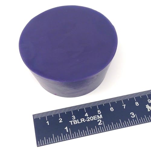 Image of High Temp Masking Supply 2.43 inch x 2.95 inch Silicone Rubber Plug - Hollow Tapered Stopper for Powder Coating, Painting, Automotive, Weld Back Purge - Non-Toxic, Flexible, HTP13.5 (10 Pack)