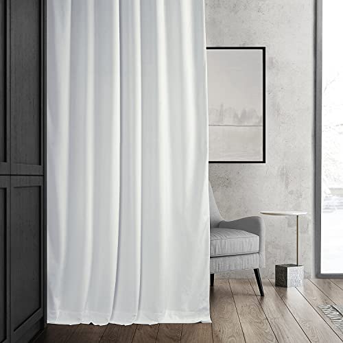HPD Half Price Drapes Signature Velvet Thermal Blackout Curtains for Living Room 96 Inch Long (1 Panel) Rod Pocket Insulated Blackout Curtains for Bedroom Window Curtains 50W x 96L - Image 3