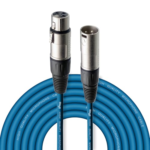 Stagg 6 m azul - XLR señal XLR/Cable micrófono