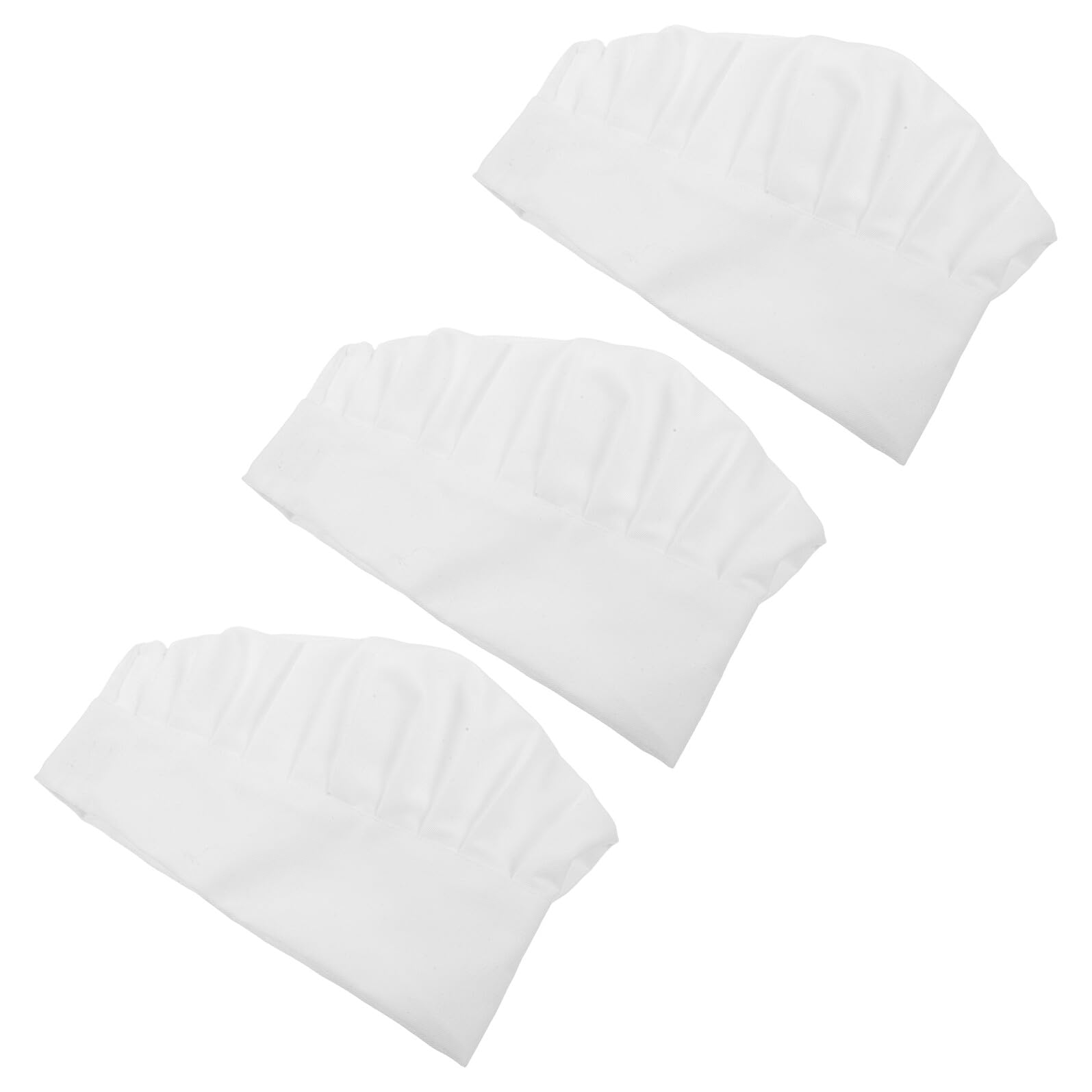 Toque de chef blanche SOIMISS chapeau cuisine restaurant coton elastique - 8
