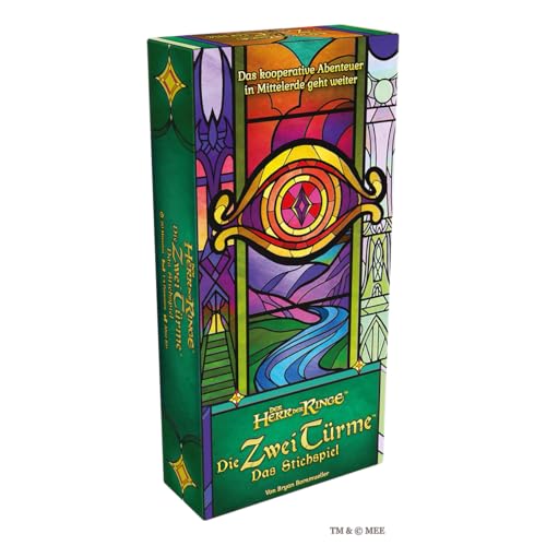 Asmodee Der Herr der Ringe: Die Zwei Türme Das Stichspiel Office Dog Kooperatives Kartenspiel Strategiespiel für Erwachsene und Kinder ab 10 Jahren 1 bis 4 Spieler 20 Minuten Deutsch