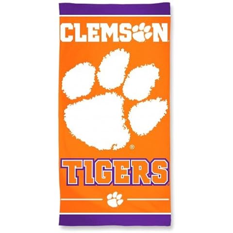 Wincraft Clemson Tigers Beach Towel, 30 x 60 Cover