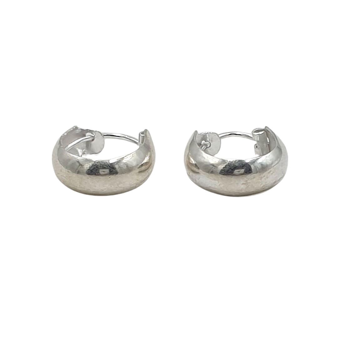 sahiba gems Silver Earrings - Stylish Kaju Bali (Hoop Earrings) | Handcrafted Pure Silver Earrings Elegant and Trendy Jewelry for Boys & Men- Perfect Accessory for Casual or Formal Wear-picture-36