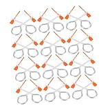 DOITOOL 30sets Replacement Fire Extinguisher Pull Pins and Maintenance Seals Set Plastic Latch Seals for Enhanced Safety Management Commercial and Industrial Environments