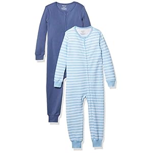 Hanes Baby Zip Up Pajamas, Ultimate Baby Zippin Sleep and Play Suits, 2 Pack