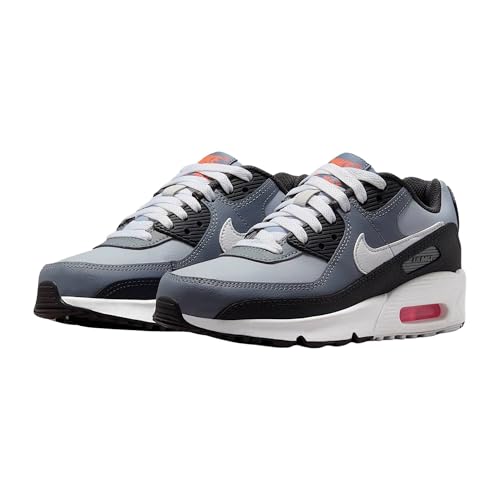 Nike Air Max 90 Big Kids' Shoes (HF6358-007, Wolf Grey/Cool Grey/Anthracite/White)