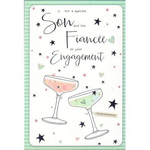 Engagement Card for Son and Fiancee Cover