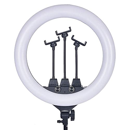 FACAZ Kamera-Foto-Video-Beleuchtungs-Kit 18-Zoll-LED-Fotografielicht Handy Selfie Schönheit Ringlicht Netz Rot Live…