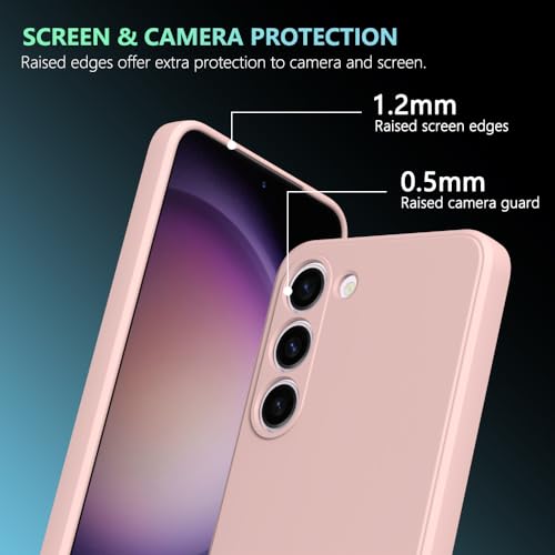 Image of for Samsung Galaxy S23 Plus Case Pink, Scratch Resistant with Soft Touch, Slim Thin Phone Cover for Samsung Galaxy S23 Plus