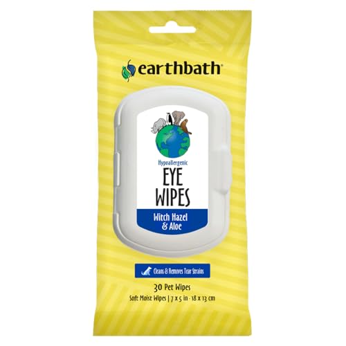 earthbath Witch Hazel & Aloe Pet Eye Wipes, 30 Count - image 2
