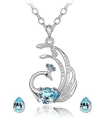 YouBella Valentine Gifts Jewellery Valentine Collection Pendant Necklace Jewellery with Fancy Earrings for Girls and Women (B07P8S5R1D) Amazon Price History, Amazon Price Tracker