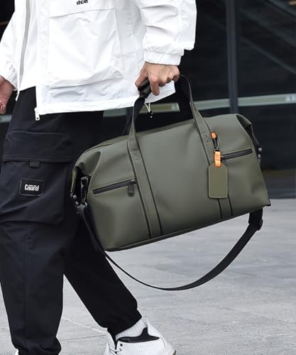 Personal Item Travel Bag 18X14X8, Small Duffel Bag with Wet Pocket and Laptop Compartment, Carry on Underseat Bag for Spirit Frontier Airlines- Green4