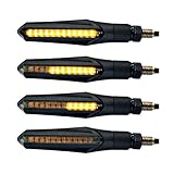 HOCHWERTIGES DESIGN -Transparent Blinkerglas Extrem stylischen Effekt wurde das Blinkers sieht ausgesprochen gut aus und sorgt für eine optimale Abstrahlcharakteristik. Andere Fahrer werden Sie sicher sehen