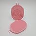 Produktbild Baby doppelseitige Massage Silikon Badebürste, Bürste Reiben Artefakt, geeignet für: Baby Baby Shampoo, rosa PVC-Box, Höhe 14,6 cm Breite 10 cm