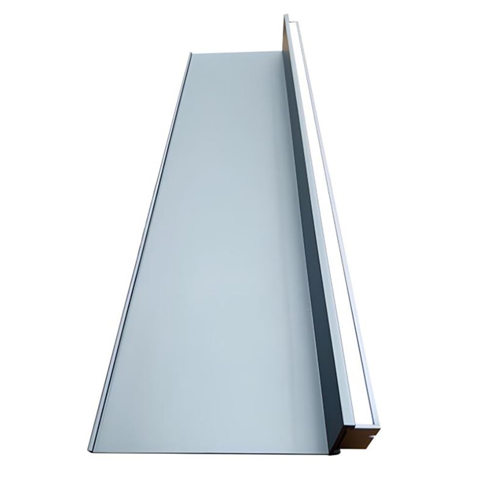 Estantes flotantes de pared con luz LED, estante de aleación de aluminio montado en la pared o estantería, estantes emisores de luz para dormitorio, sala de estar, decoración de almacenamiento