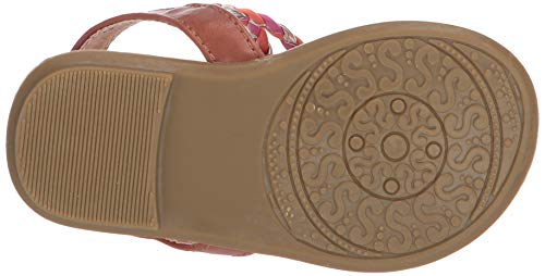 Josmo Baby-Girl's Lucy Flat Sandal, Brown, 6 Toddler4