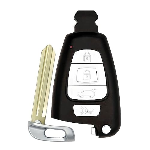 1x New Replacement Smart Key Fob Remote Compatible with & Fit for 2007-2012 Hyundai Veracruz - MPN SY5SVISMKFNA04-02 Black