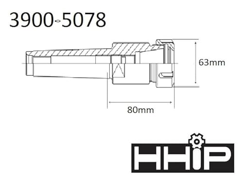 HHIP 3900-5078 MT3 ER-40 Spannzangenkopf