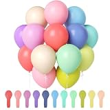 Oamwrae 110 Pezzi Palloncini Pastello, 12 Pollici Palloncino Colorati ad Elio,...