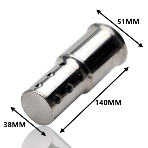 Universal 51mm (2 Inch) Motorcycle DB Killer Exhaust Baffle Silencer by LKV - Used condition - Image 3