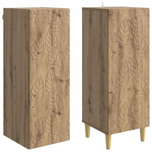 Armarios de madera de roble Artisan solución almacenamiento 2 puertas 4